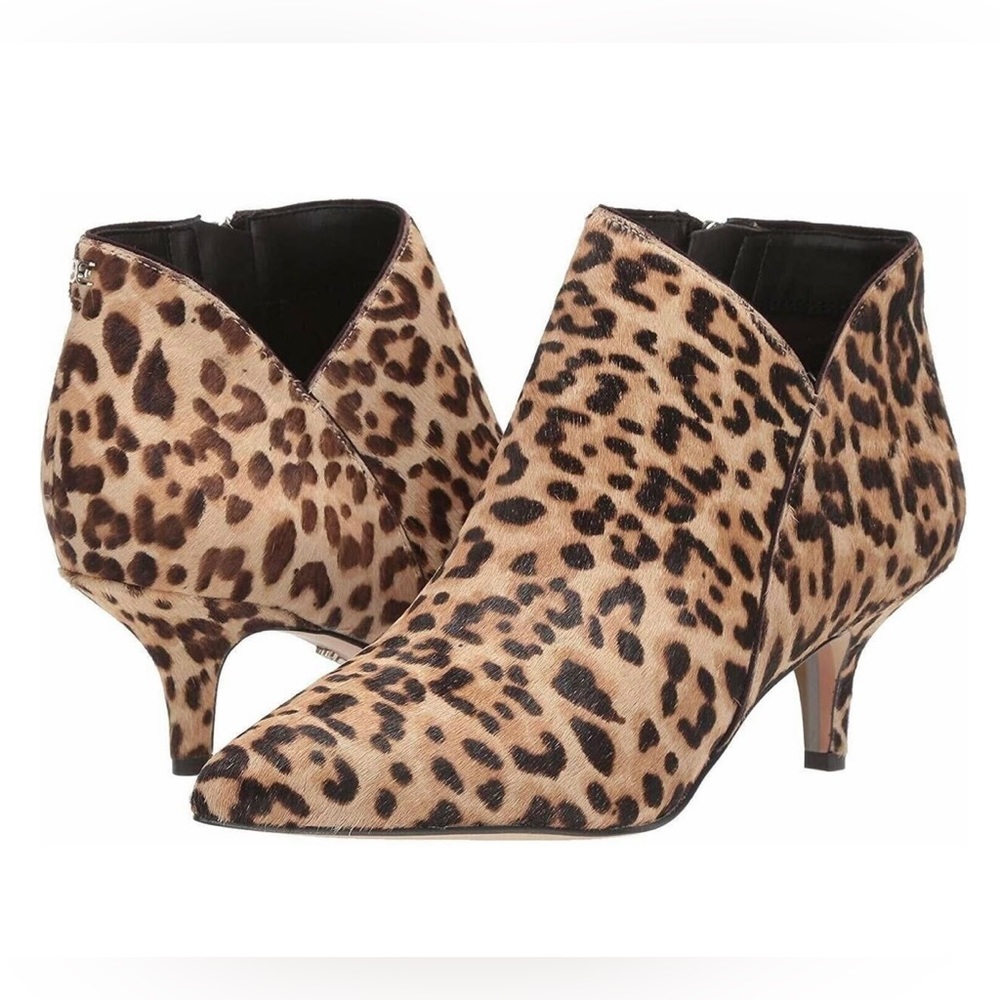 Sam Edelman Women's Kadison Ankle Boot Sand Leopard